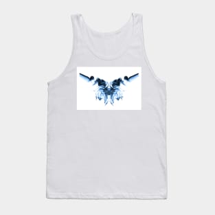 Unique and organic Smoke Art Abstract design Tank Top